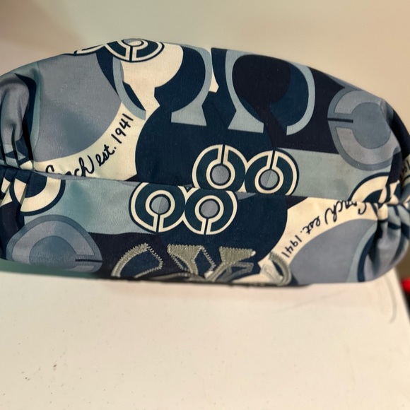 Coach Poppy Blue Pop C Glam Shoulder Bag Pocket Tote 15375M Rare Limited Edition - Picture 4 of 8